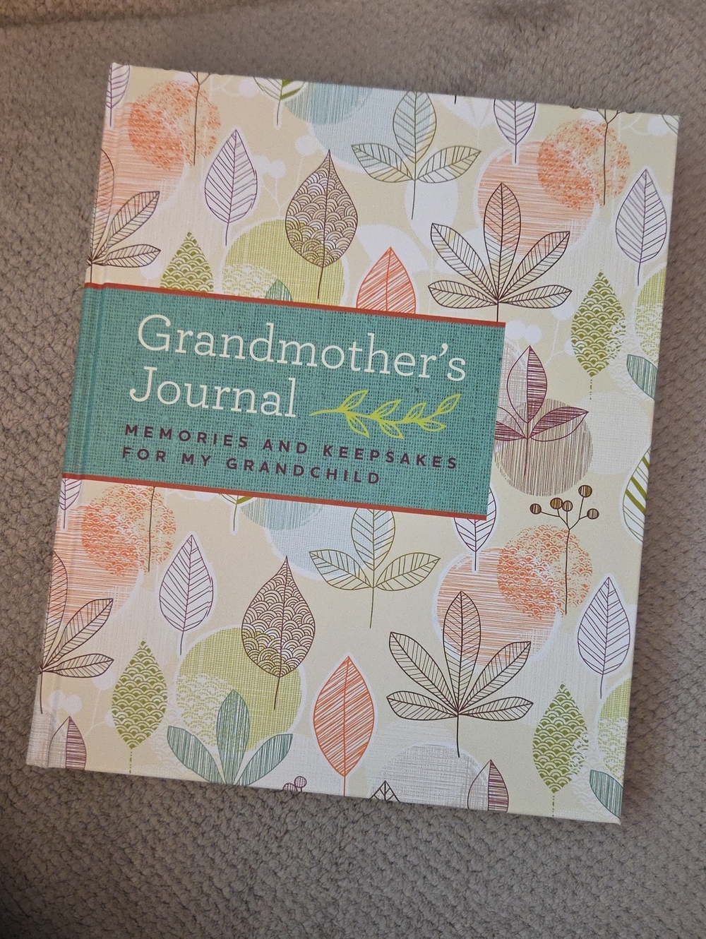 Grandmother's Journal – Memories and Keepsakes For my Grandchild